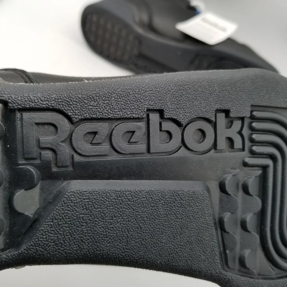 Reebok Mens Workout Plus EG6741 Black Awake Lace Up Low Top Sneaker Shoes  9 - Picture 7 of 7